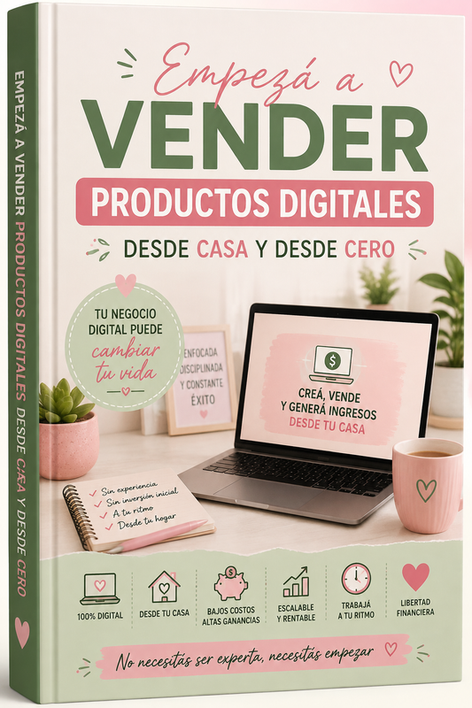 EMPEZÁ A VENDER PRODUCTOS DIGITALES DESDE CASA Y DESDE CERO